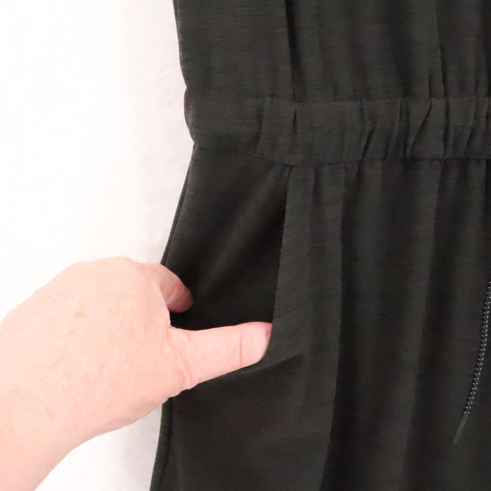 Old Navy Breathe On Active Wide Leg Jumpsuit Womens Size S Black Athleisure Yoga - Picture 4 of 10